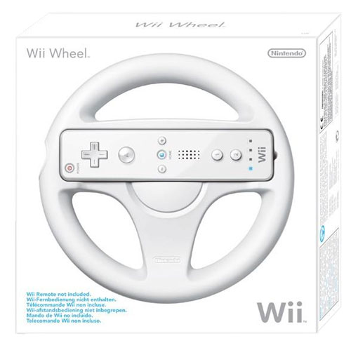 Volant Wii Wheel Blanc Officiel Nintendo Wii – Volant Nintendo Wii testé très bon état