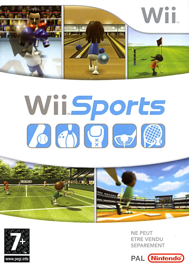 Sports Wii – jaquette avant PAL FR très bon état testé
