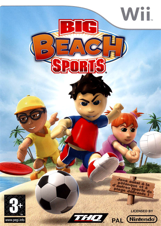 big beach sports wii – jaquette avant PAL FR très bon état testé