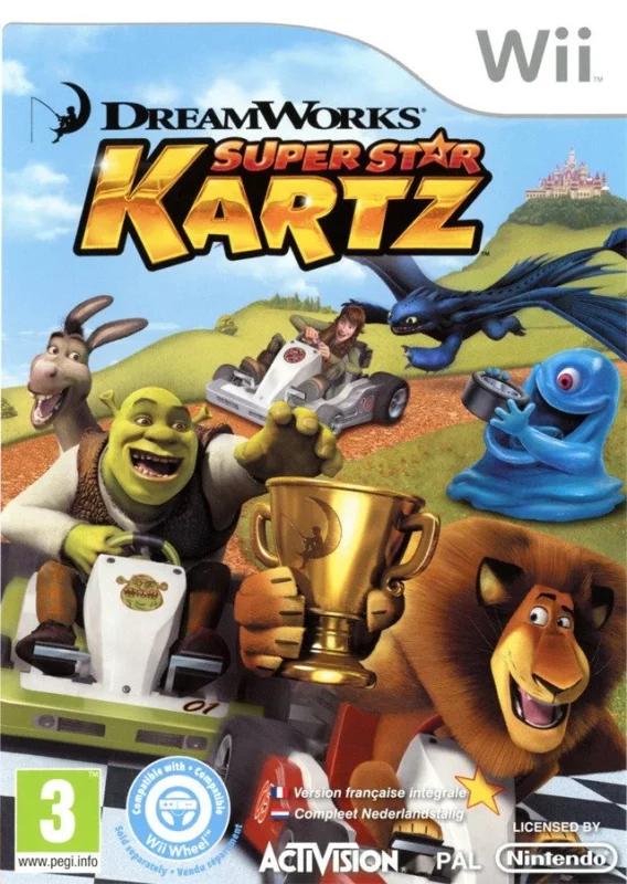 Dreamworks Super Star Kartz Nintendo Wii PAL FR – Course Nintendo Wii très bon état testé