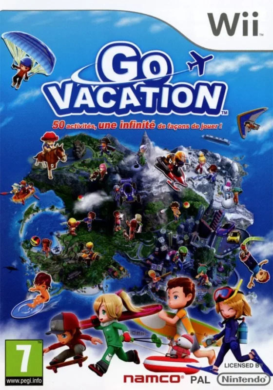 Go Vacation Nintendo Wii PAL FR – Party game Nintendo Wii très bon état testé