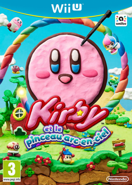 Kirby Et Le Pinceau Arc-en-ciel – Nintendo Wii U PAL FR | Très Bon État Testé