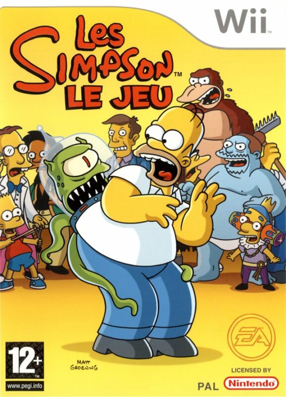 Les Simpson : Le Jeu Nintendo Wii PAL FR – Plateforme Nintendo Wii très bon état testé