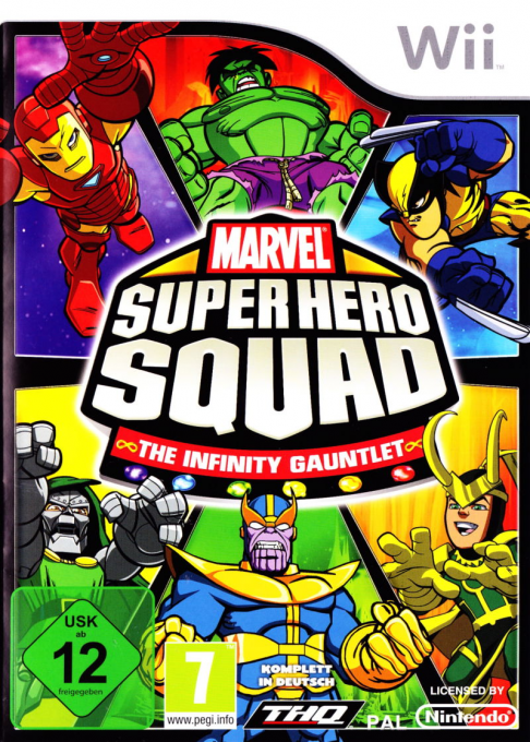 Marvel Super Hero Squad: The Infinity Gauntlet Nintendo Wii PAL FR – Action-Aventure Nintendo Wii très bon état testé