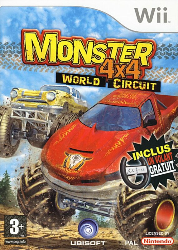 Monster 4x4 World Circuit Nintendo Wii PAL FR – Course Nintendo Wii très bon état testé