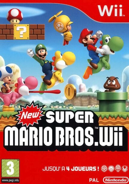 New Super Mario Bros.Wii ( Pochette Carton ) – Nintendo Wii PAL FR | Très Bon État Testé