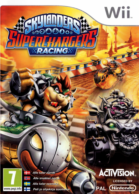 skylanders superchargers racing wii – jaquette avant PAL FR très bon état testé