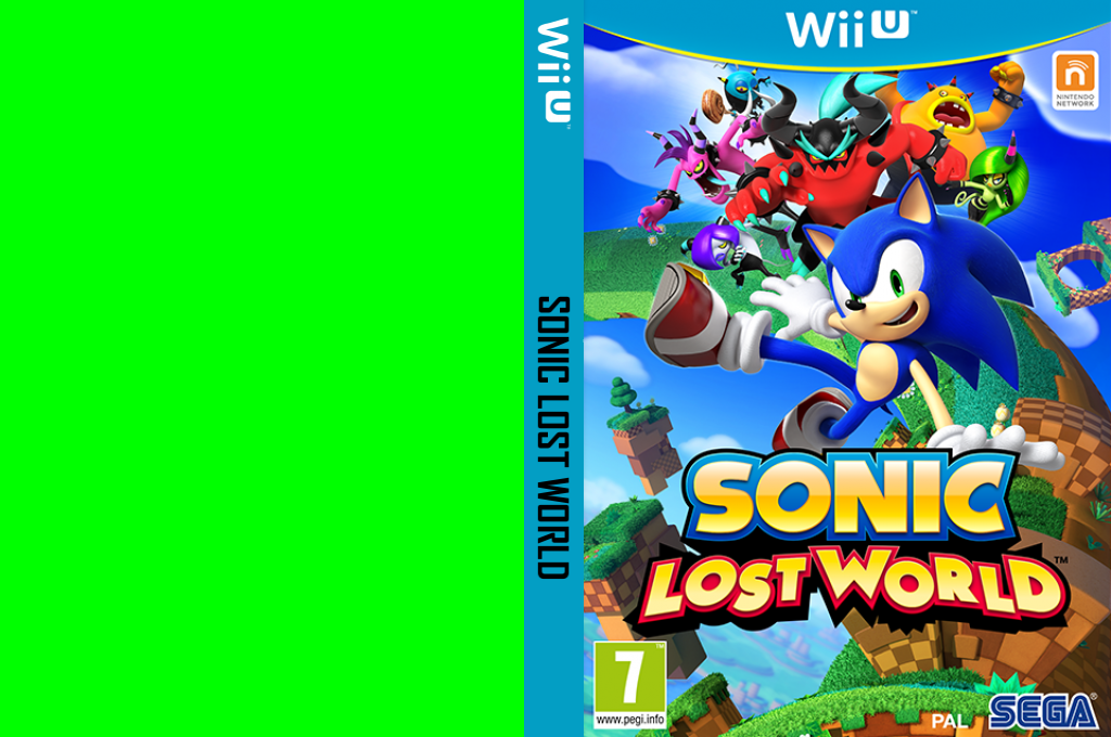 sonic lost world wii u – jaquette dépliée Nintendo Wii