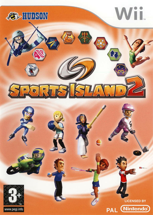 sports island 2 wii – jaquette avant PAL FR très bon état testé
