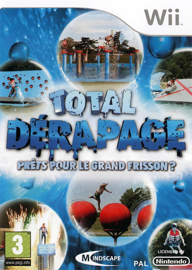 total derapage wii – jaquette avant PAL FR très bon état testé