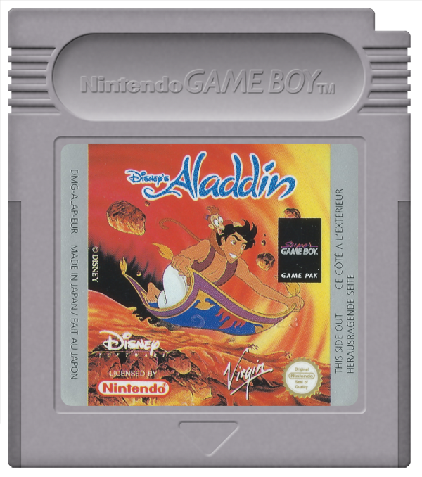 Aladdin Game Boy PAL FR – Plateforme Game Boy disque seul testé