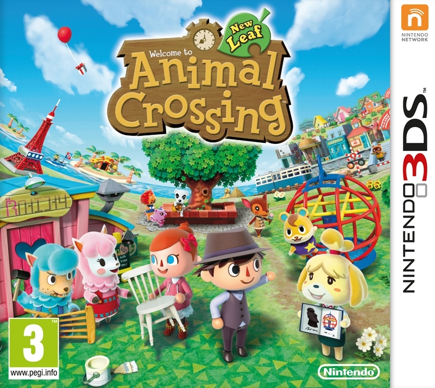 animal crossing new leaf welcome amiibo 3ds – jaquette avant PAL FR très bon état testé