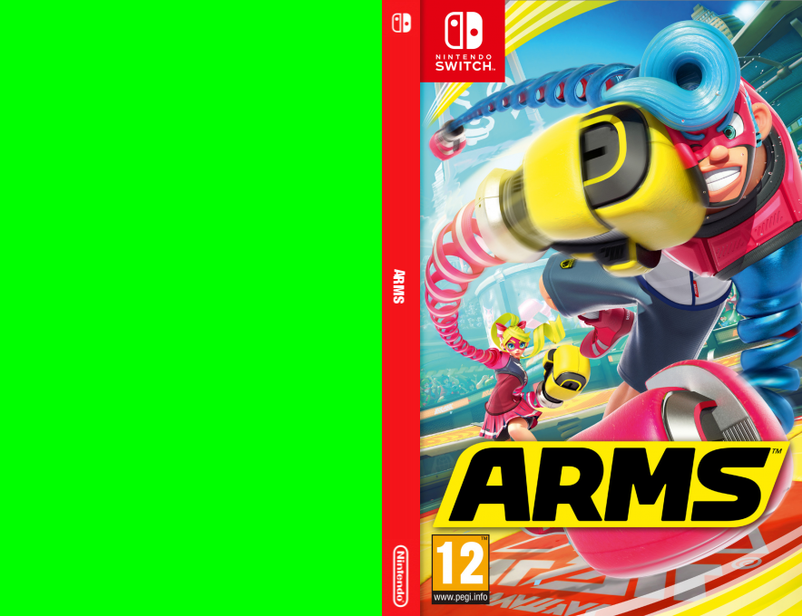 arms switch – jaquette dépliée Nintendo Wii