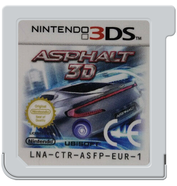 Asphalt 3d – cartouche disque seul