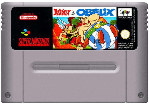 Astérix & Obélix Super Nintendo PAL FR – Plateforme Super Nintendo disque seul testé