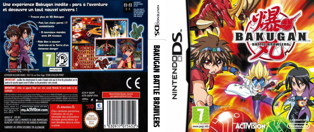 bakugan battle brawlers ds – jaquette dépliée Nintendo Wii