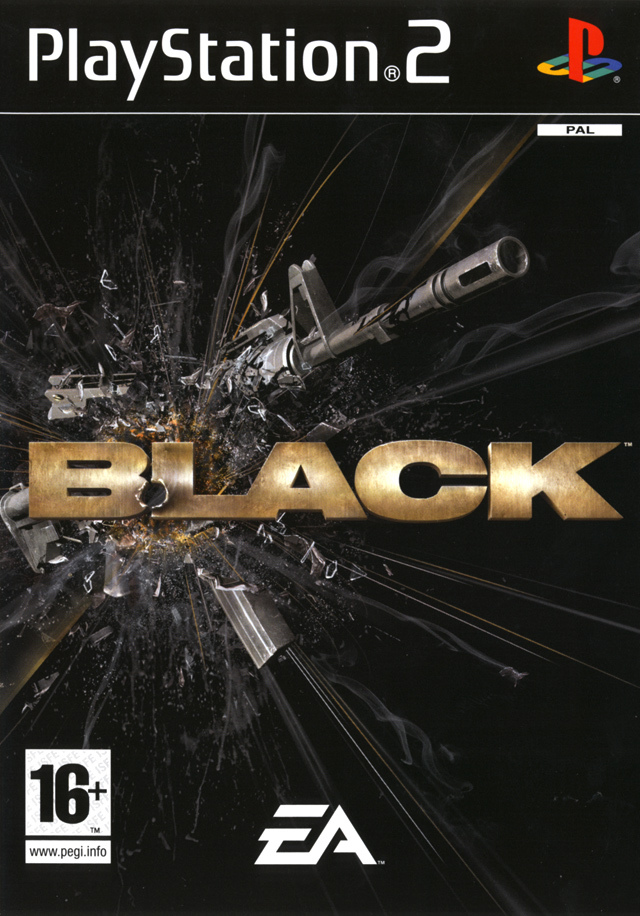 black ps2 – jaquette avant PAL FR