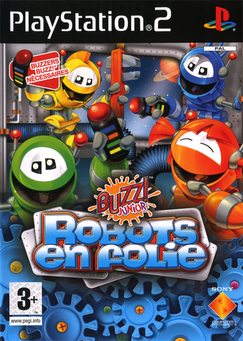 Buzz ! Junior : Robots en Folie Sony PlayStation 2 PAL FR – Quiz Sony PlayStation 2 très bon état testé