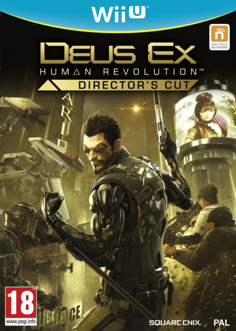 deus ex human revolution director cut wii u – jaquette avant PAL FR
