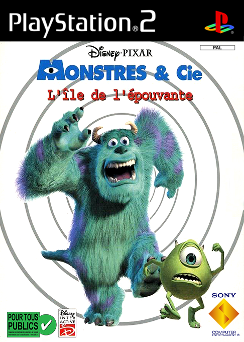 Disney Pixar Monstres & cie : l'île de l'épouvante Sony PlayStation 2 PAL FR – Plateforme Sony PlayStation 2 très bon état testé