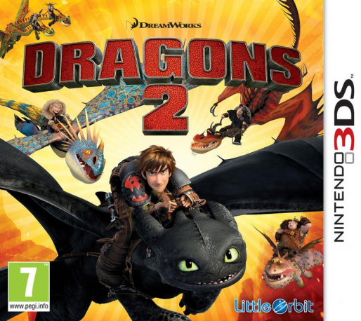 dreamworks dragons 2 3ds – jaquette avant PAL FR très bon état testé