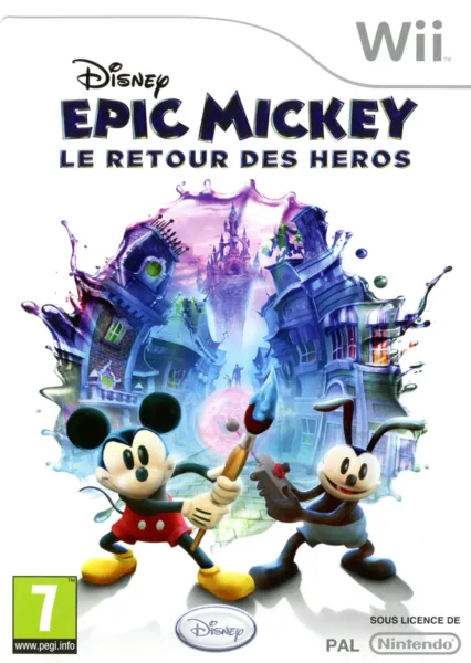 Epic Mickey 2: The Power of Two Nintendo Wii PAL FR – Plateforme Nintendo Wii très bon état testé