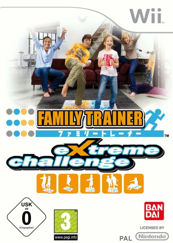 Family Trainer : Extreme Challenge Nintendo Wii PAL FR – Party game Nintendo Wii très bon état testé