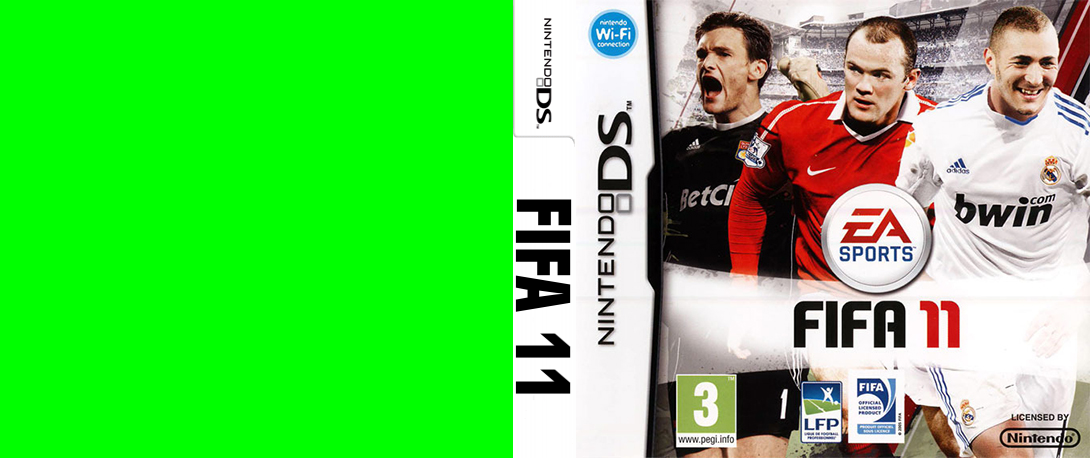 fifa 11 ds – jaquette dépliée Nintendo Wii