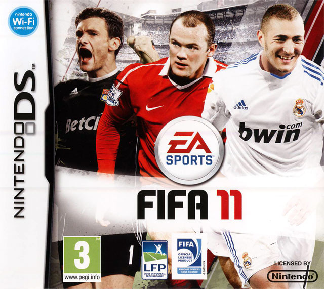 fifa 11 ds – jaquette avant PAL FR