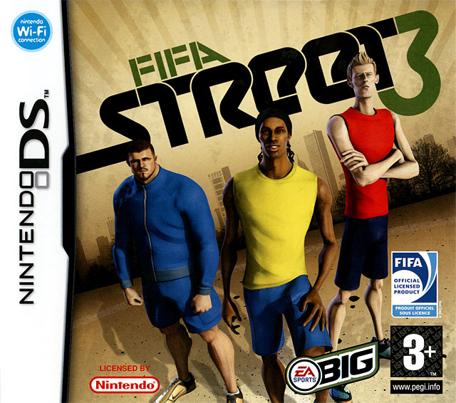fifa street 3 ds – jaquette avant PAL FR très bon état testé