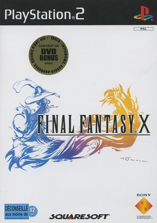 final fantasy ps2 – jaquette avant PAL FR