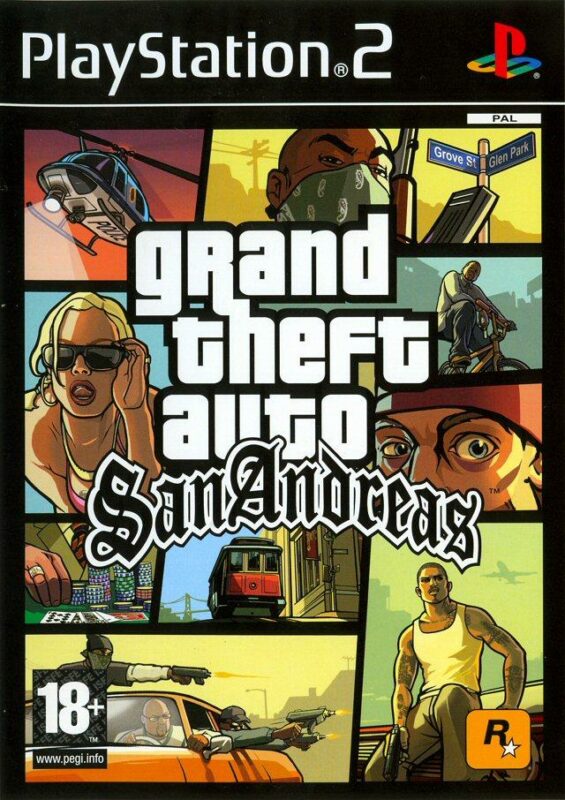 Grand Theft Auto : San Andreas Sony PlayStation 2 PAL FR – Aventure Sony PlayStation 2 très bon état testé