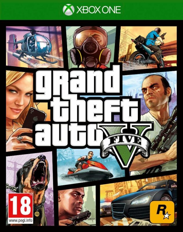 Grand Theft Auto V Microsoft Xbox One PAL FR – Aventure Microsoft Xbox One très bon état testé