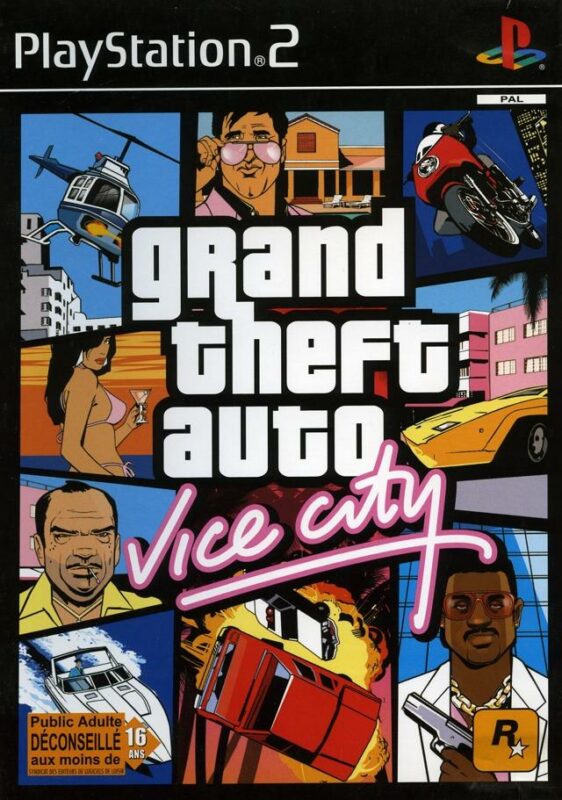 Grand Theft Auto : Vice City Sony PlayStation 2 PAL FR – Aventure Sony PlayStation 2 très bon état testé