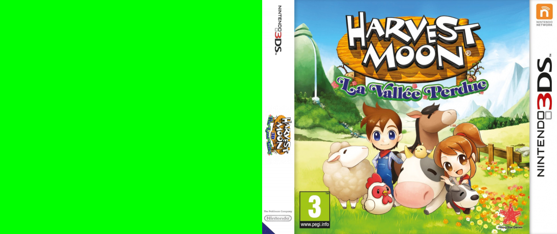 harvest moon la vallee perdue 3ds – jaquette dépliée Nintendo Wii