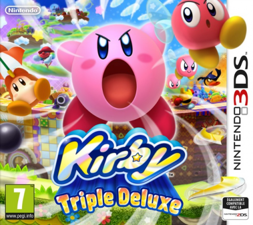 kirby triple deluxe 3ds – jaquette avant PAL FR