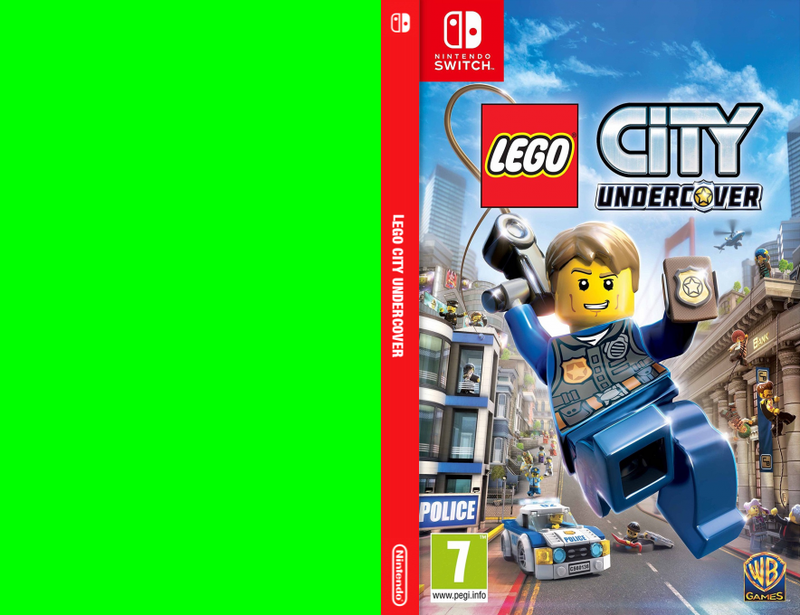 lego city undercover switch – jaquette dépliée Nintendo Wii