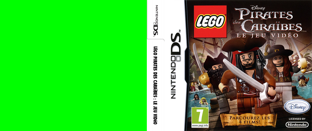 lego pirates des caraibes le video ds – jaquette dépliée Nintendo Wii