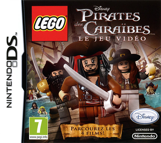 lego pirates des caraibes le video ds – jaquette avant PAL FR très bon état testé
