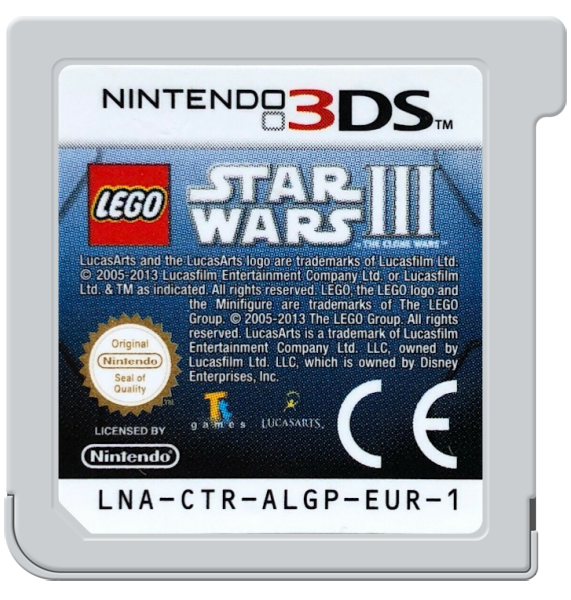LEGO Star Wars III : The Clone Wars – cartouche disque seul