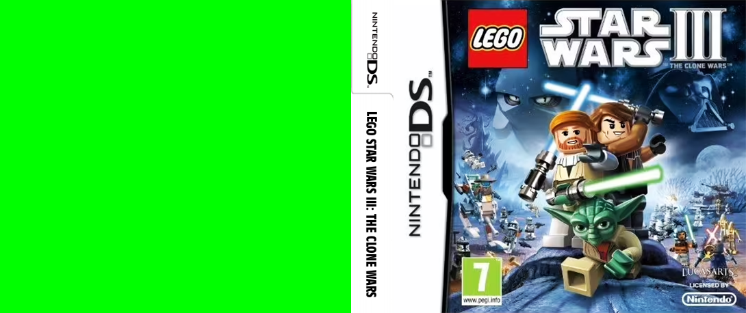 lego star wars iii the clone ds – jaquette dépliée Nintendo Wii
