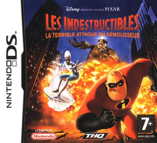 les indestructibles la terrible attaque ds – jaquette avant PAL FR
