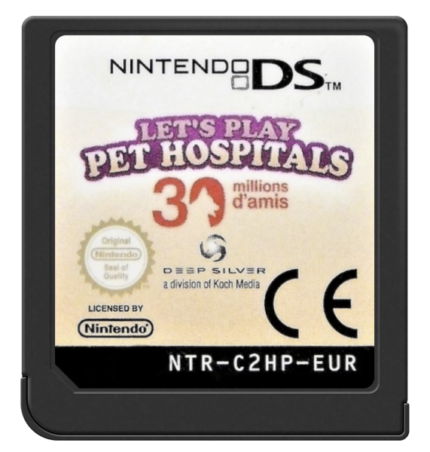 Let's Play Pet Hospitals – Nintendo DS PAL FR | Cartouche Seule, Sans Boîtier – Testé
