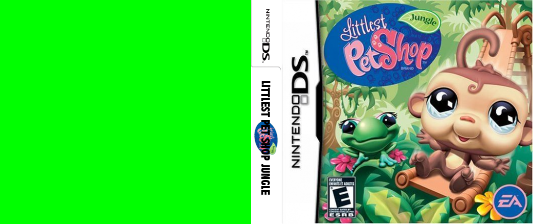 littlest pet shop jungle ds – jaquette dépliée Nintendo Wii