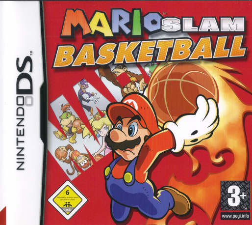 mario slam basketball ds – jaquette avant PAL FR
