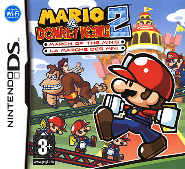 mario vs donkey kong 2 la marche des mini ds – jaquette avant PAL FR