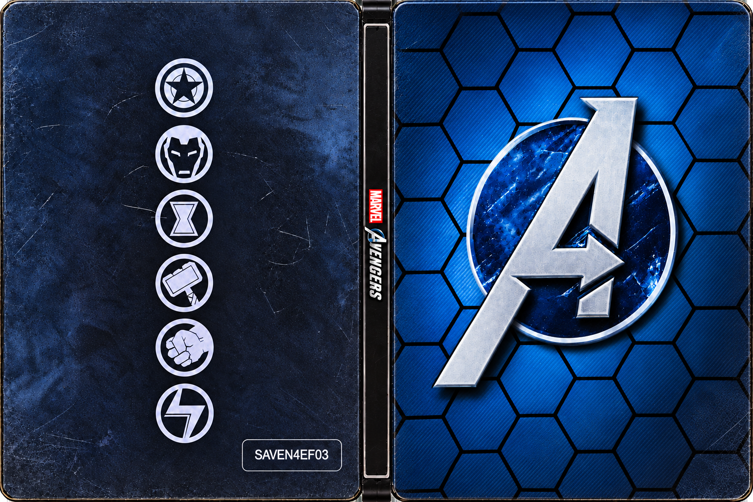 marvel avengers steelbook edition ps4 – jaquette dépliée Sony PlayStation 4