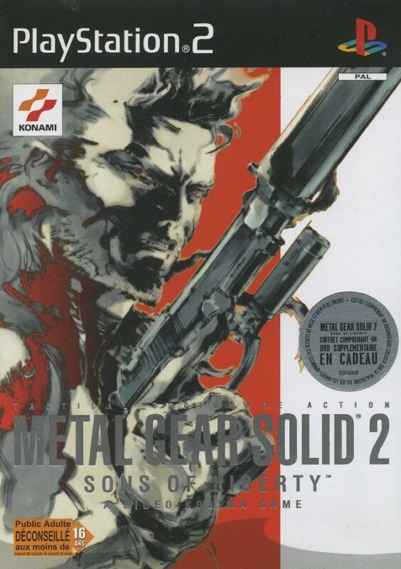 Metal Gear Solid 2 : Sons of Liberty Sony PlayStation 2 PAL FR – Aventure Sony PlayStation 2 très bon état testé