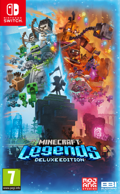 minecraft legends switch – jaquette avant PAL FR