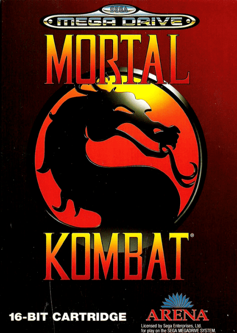 mortal kombat sega megadrive – jaquette avant PAL FR